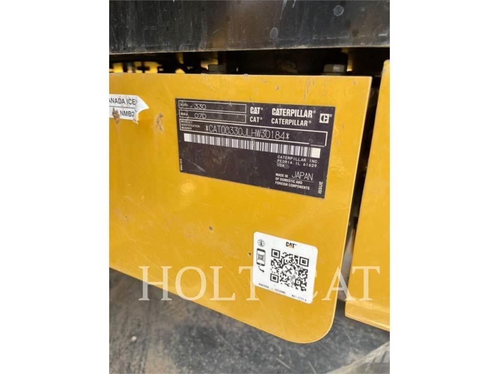 CAT 330 TC Εκσκαφείς με ερπύστριες