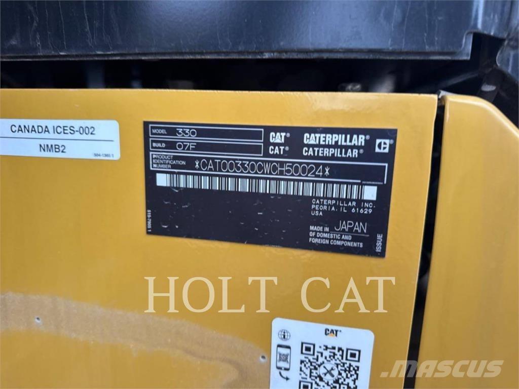 CAT 330 TC Εκσκαφείς με ερπύστριες