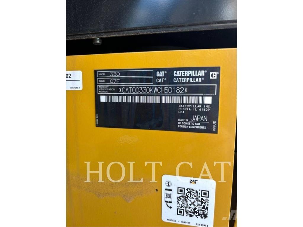 CAT 330 TC Εκσκαφείς με ερπύστριες