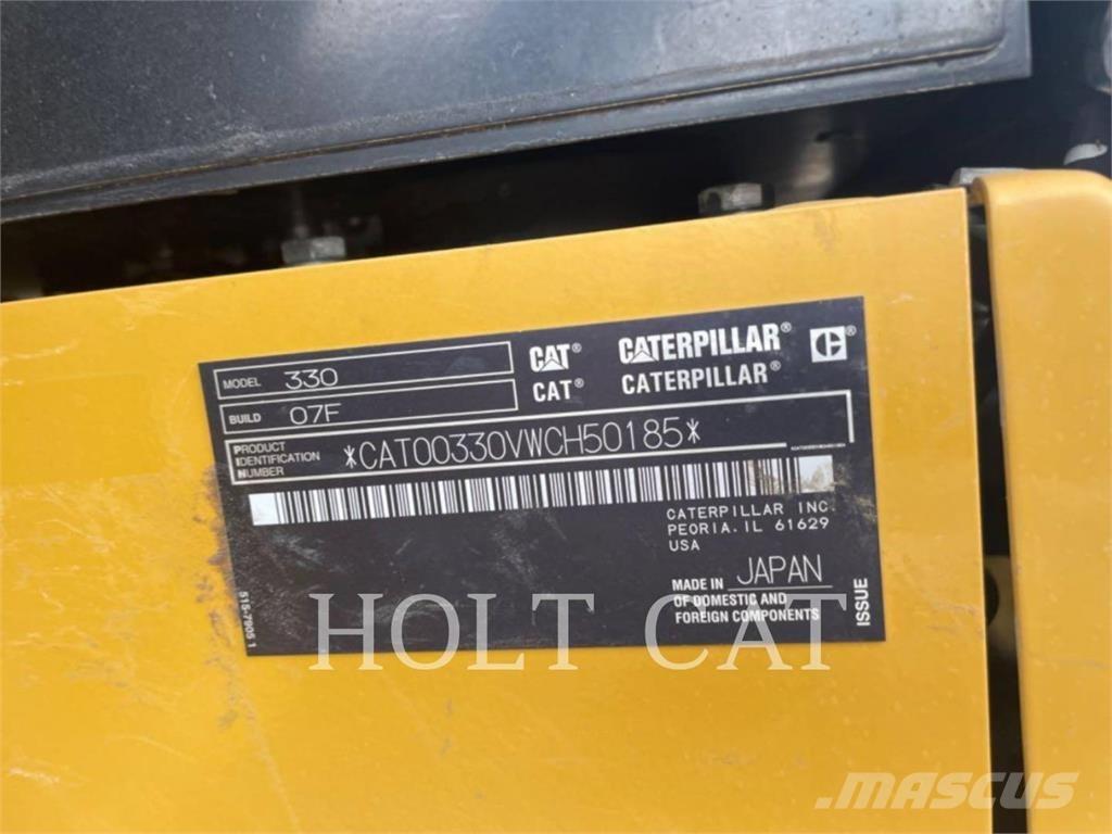 CAT 330 TC Εκσκαφείς με ερπύστριες