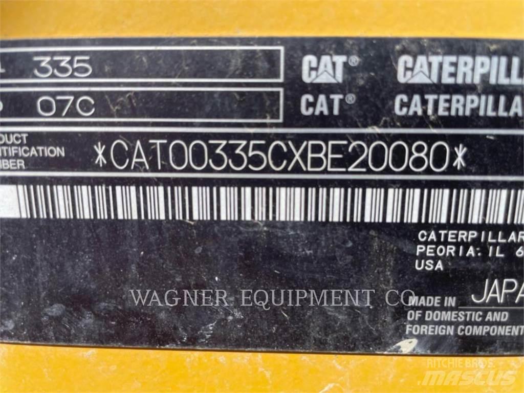 CAT 335 Εκσκαφείς με ερπύστριες