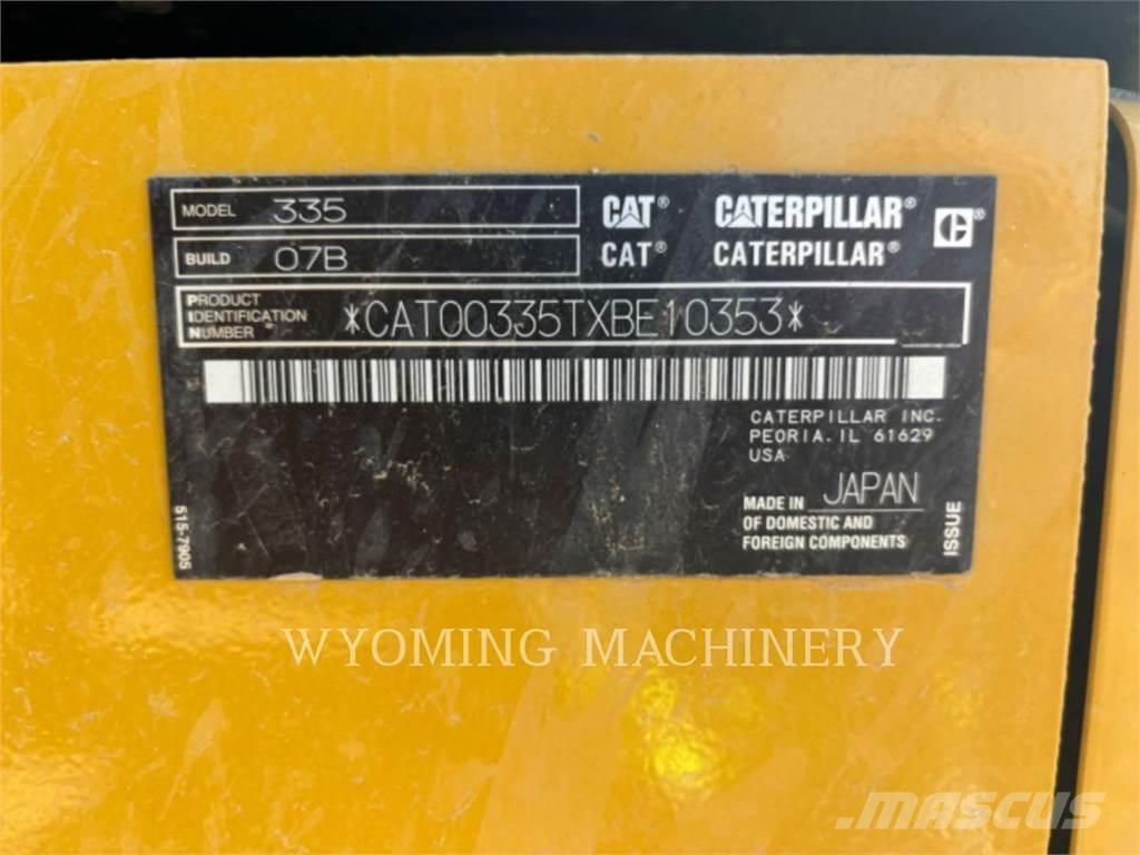 CAT 335 Εκσκαφείς με ερπύστριες