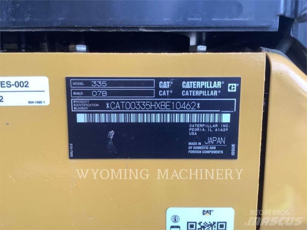 CAT 335 Εκσκαφείς με ερπύστριες