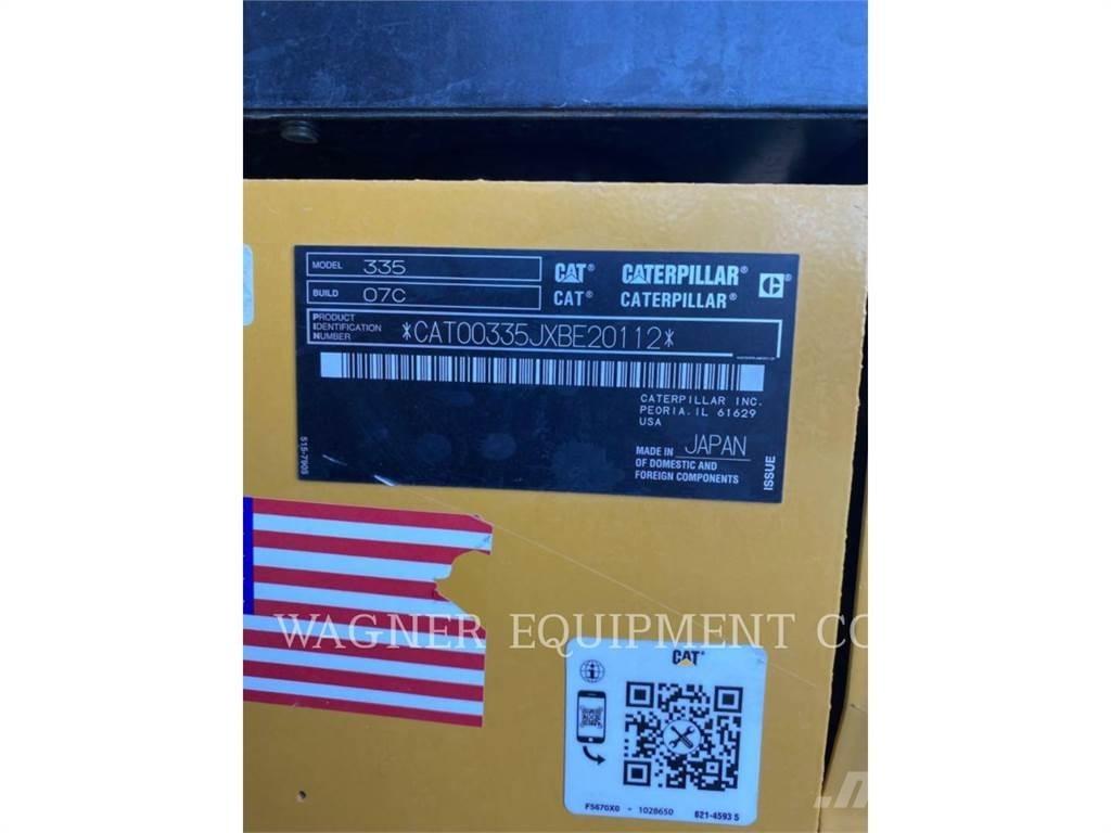 CAT 335 THB Εκσκαφείς με ερπύστριες