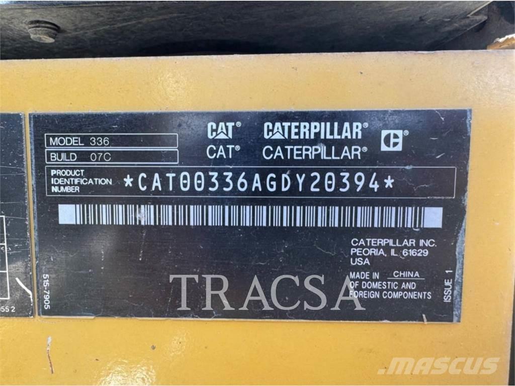 CAT 336 Εκσκαφείς με ερπύστριες
