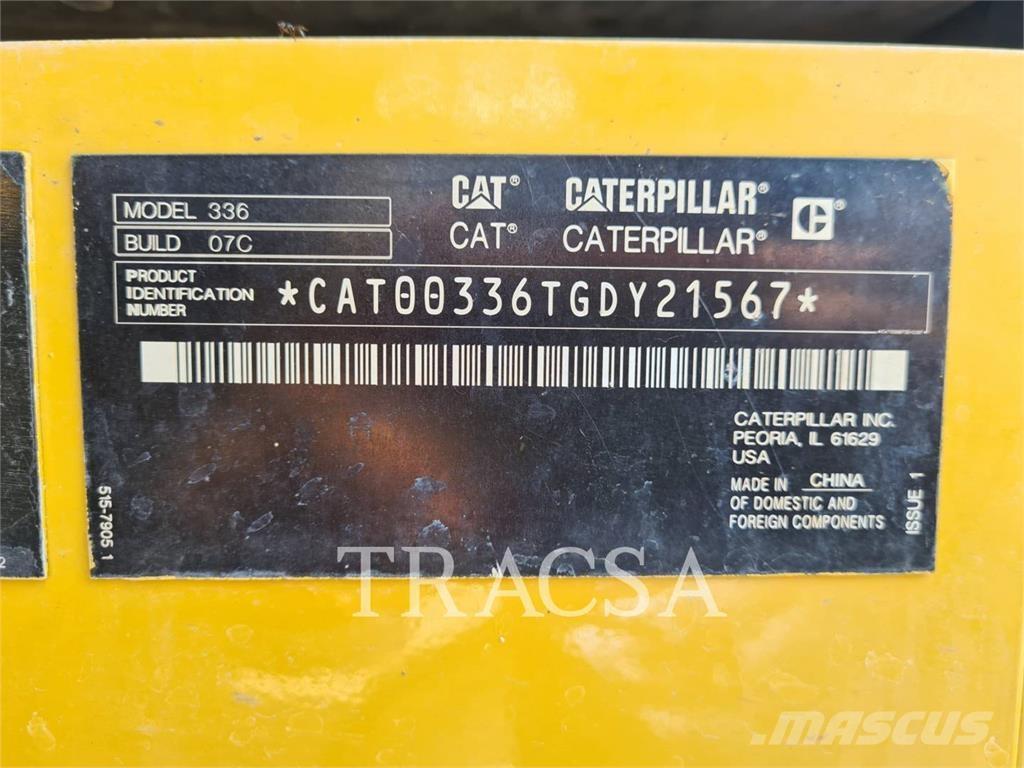 CAT 336 Εκσκαφείς με ερπύστριες