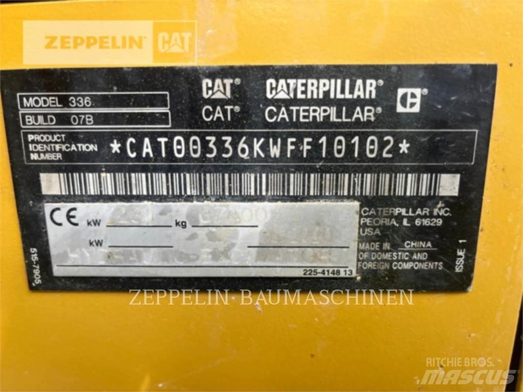 CAT 336-07B Εκσκαφείς με ερπύστριες
