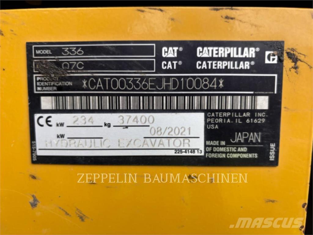 CAT 336-07C Εκσκαφείς με ερπύστριες