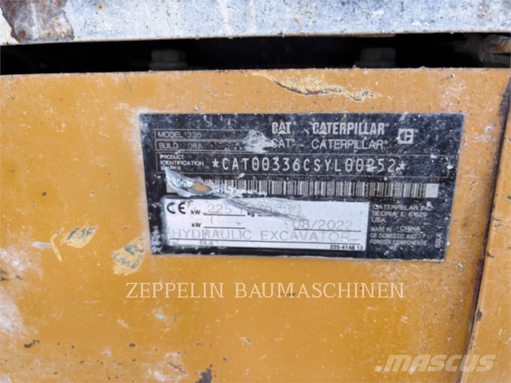 CAT 336-08 Εκσκαφείς με ερπύστριες