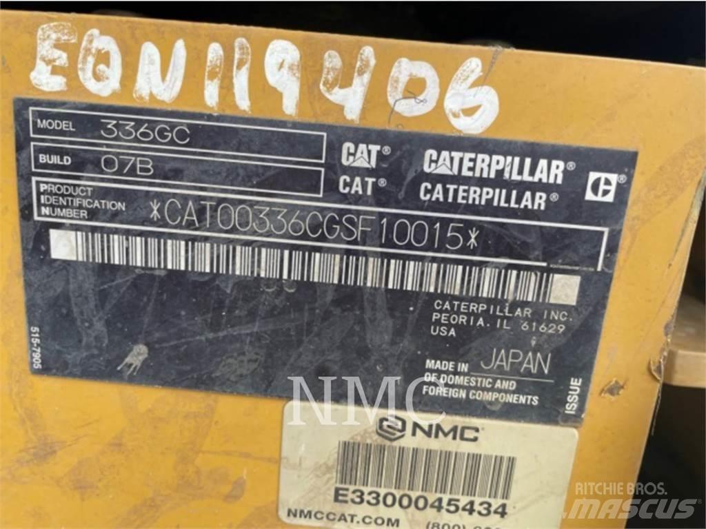 CAT 336 GC Εκσκαφείς με ερπύστριες