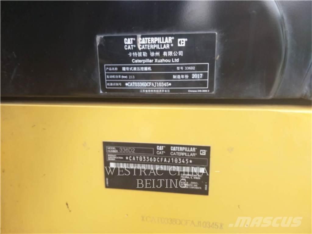 CAT 336D2 Εκσκαφείς με ερπύστριες