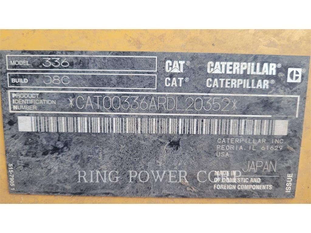CAT 336HYDTHUM Εκσκαφείς με ερπύστριες