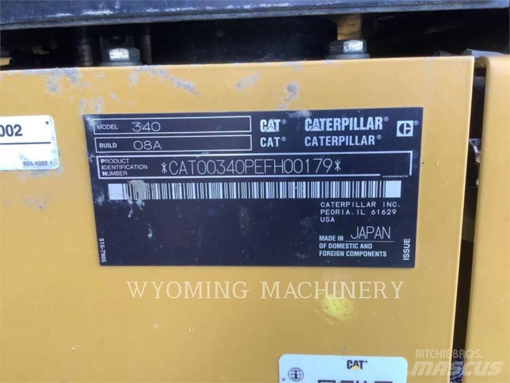 CAT 340 Εκσκαφείς με ερπύστριες