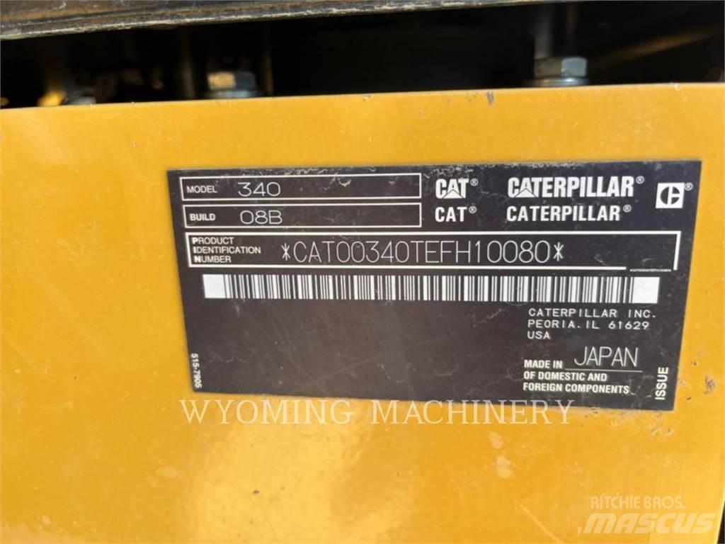 CAT 340 Εκσκαφείς με ερπύστριες