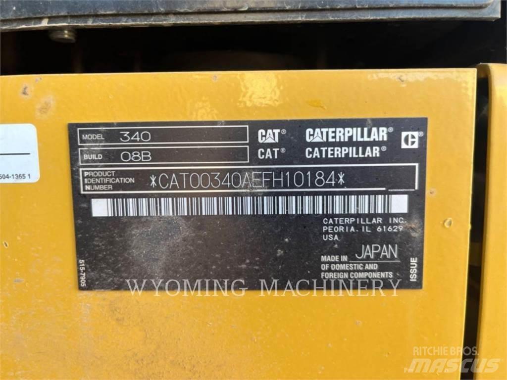 CAT 340 Εκσκαφείς με ερπύστριες