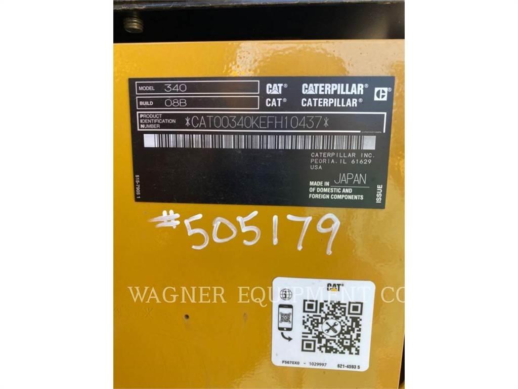 CAT 340 Εκσκαφείς με ερπύστριες