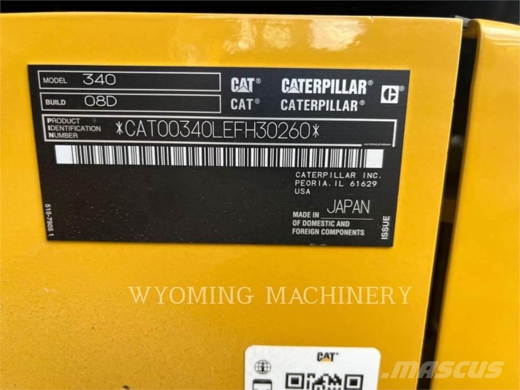 CAT 340 Εκσκαφείς με ερπύστριες