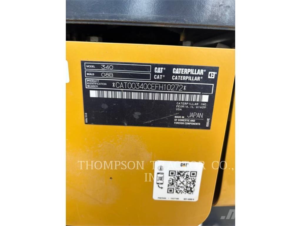 CAT 340 Εκσκαφείς με ερπύστριες