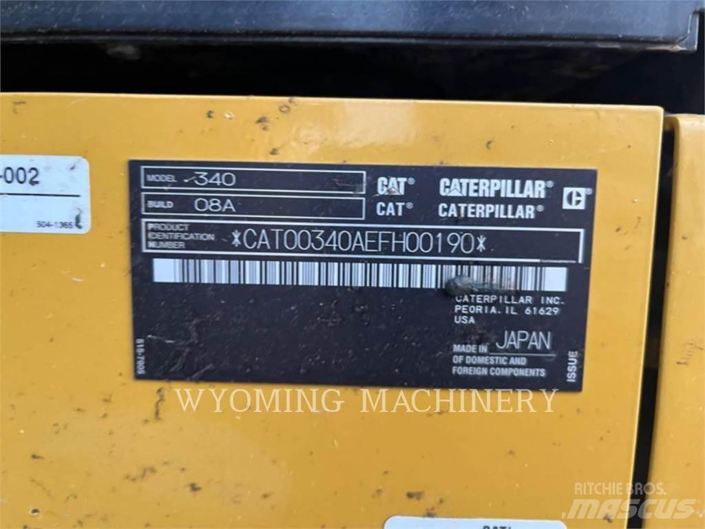 CAT 340 Εκσκαφείς με ερπύστριες