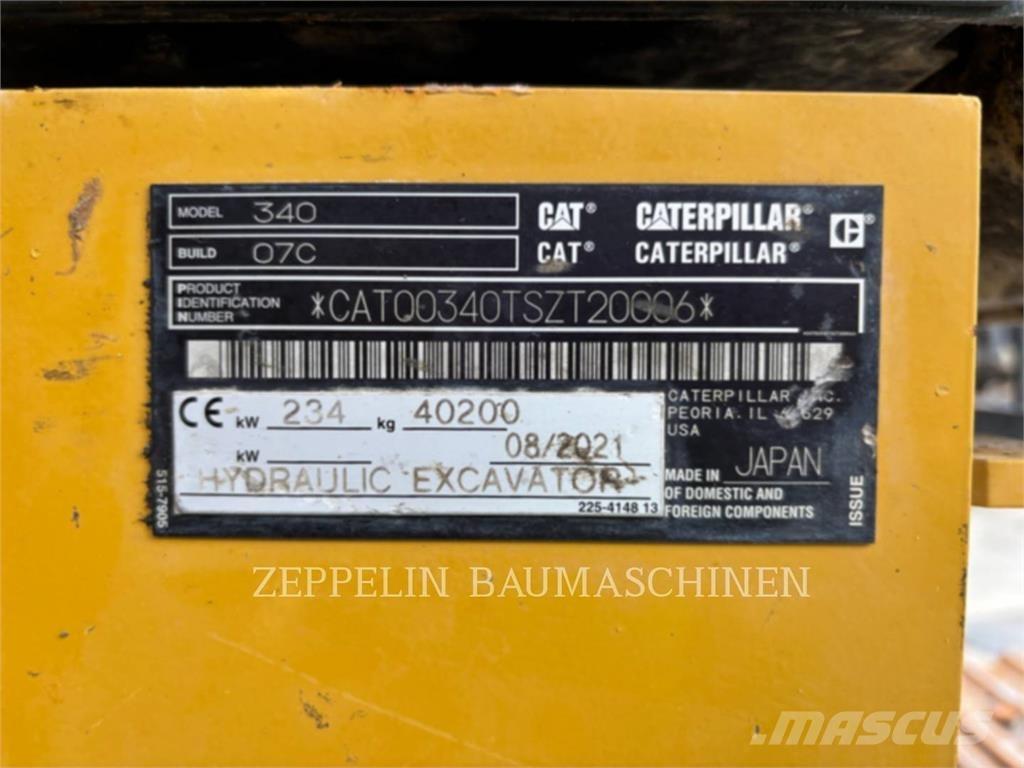 CAT 340-07A Εκσκαφείς με ερπύστριες