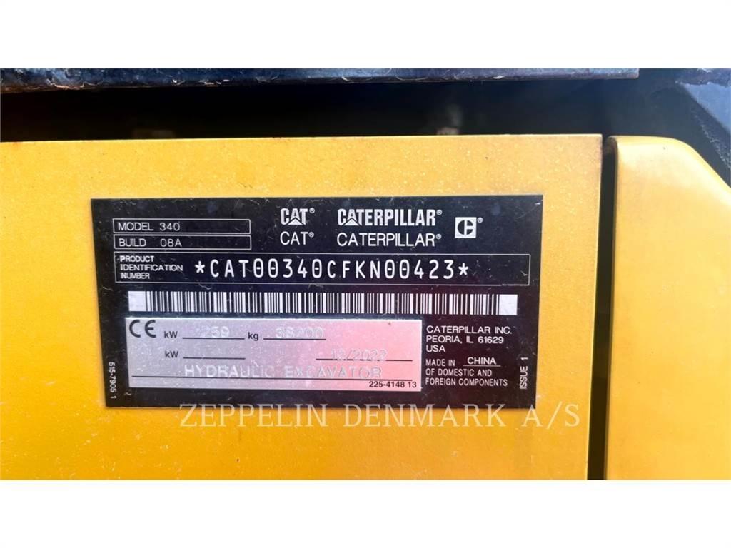 CAT 340-08 Εκσκαφείς με ερπύστριες