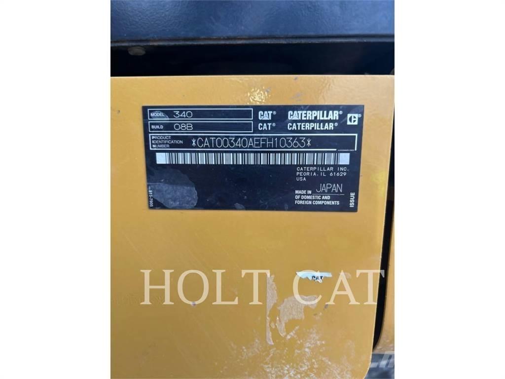 CAT 340 10 TC Εκσκαφείς με ερπύστριες