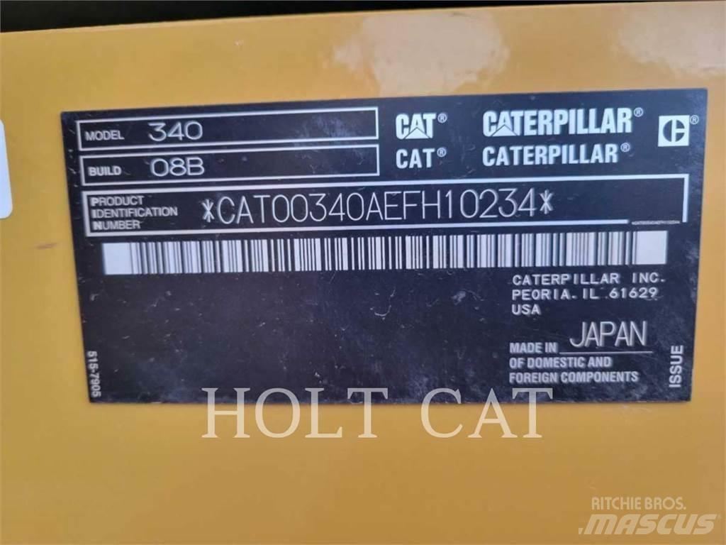 CAT 340 12 TC Εκσκαφείς με ερπύστριες