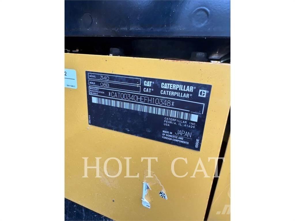 CAT 340 12 TC Εκσκαφείς με ερπύστριες