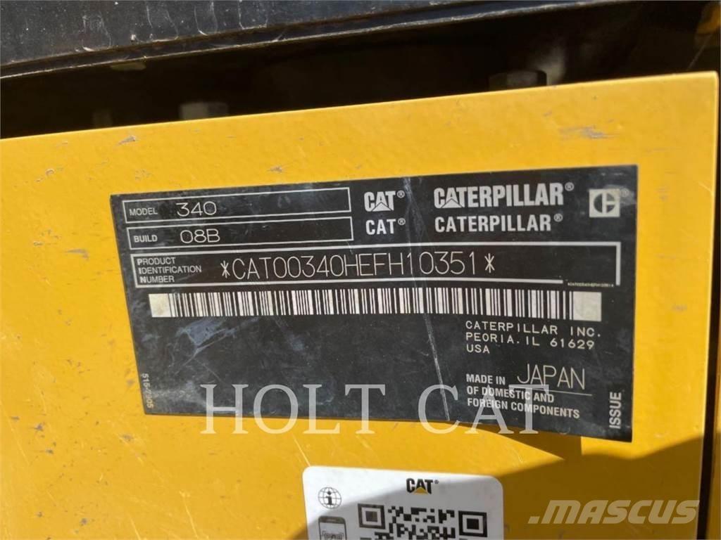 CAT 340 12 TC Εκσκαφείς με ερπύστριες