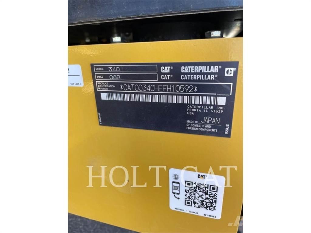 CAT 340 12 TC Εκσκαφείς με ερπύστριες