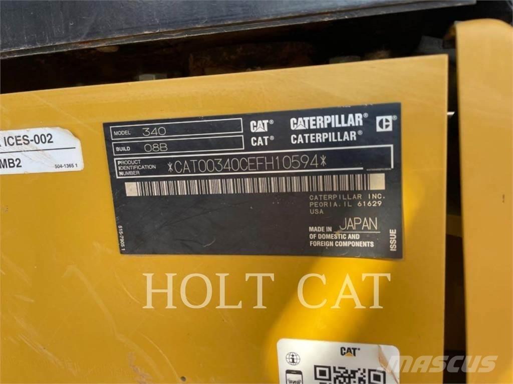 CAT 340 12 TC Εκσκαφείς με ερπύστριες