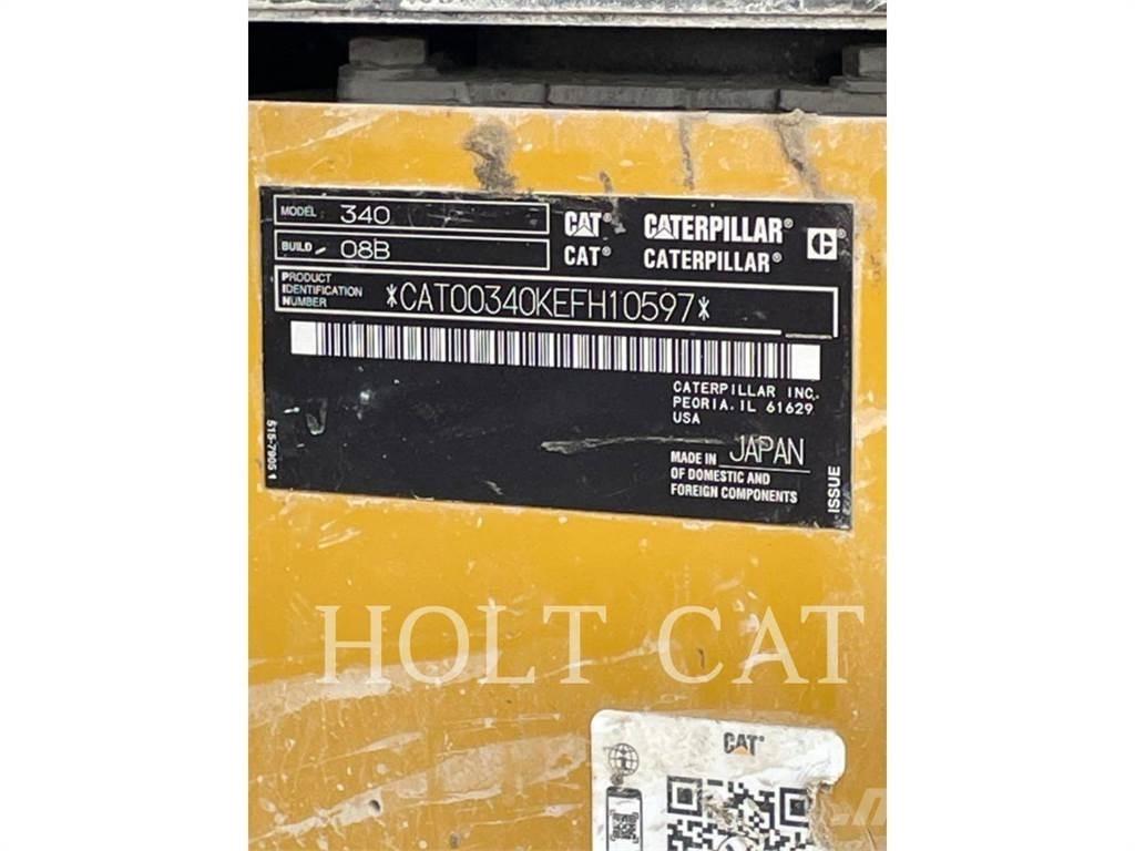 CAT 340 12 TC Εκσκαφείς με ερπύστριες
