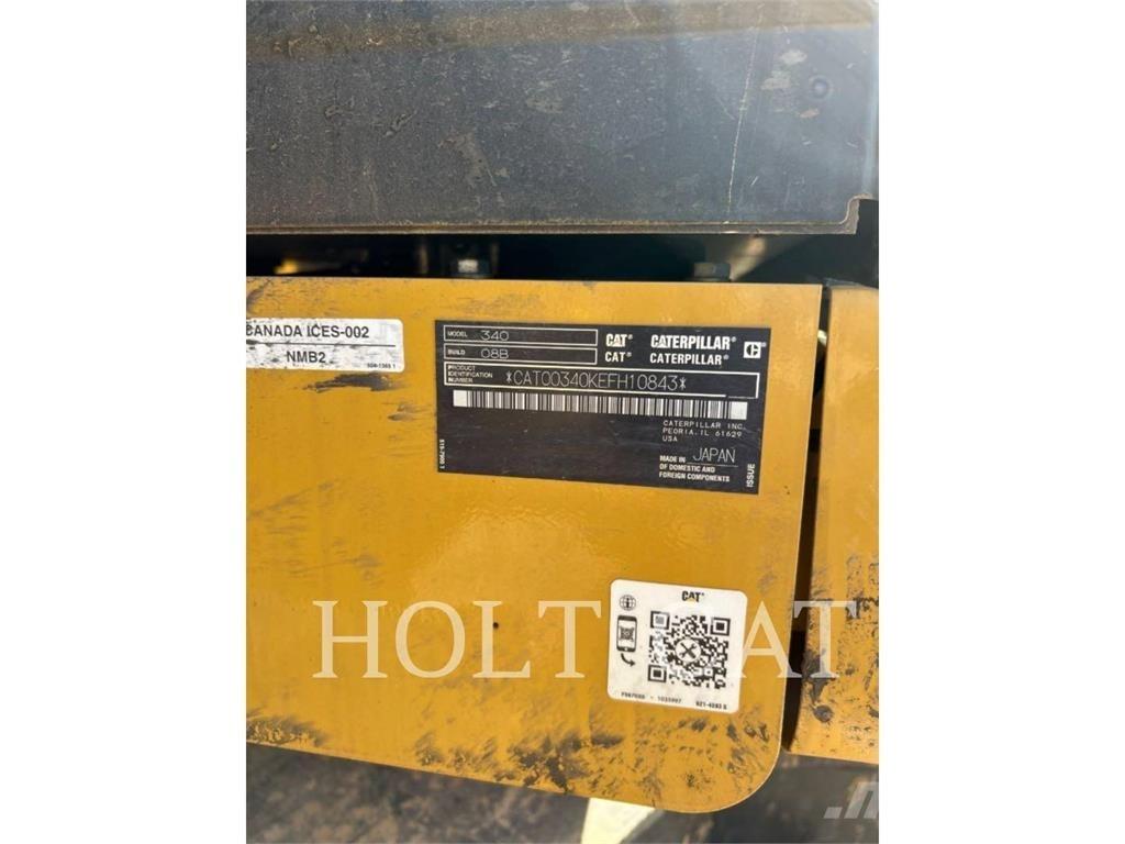 CAT 340 12 TC Εκσκαφείς με ερπύστριες