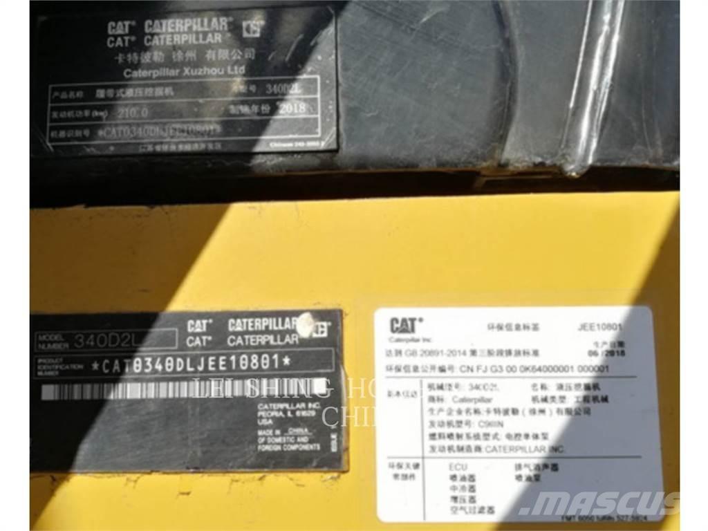 CAT 340D2L Εκσκαφείς με ερπύστριες