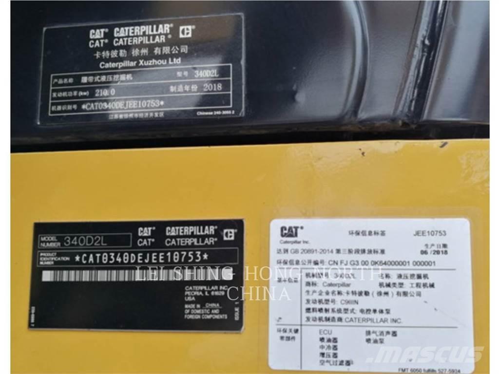 CAT 340D2L Εκσκαφείς με ερπύστριες