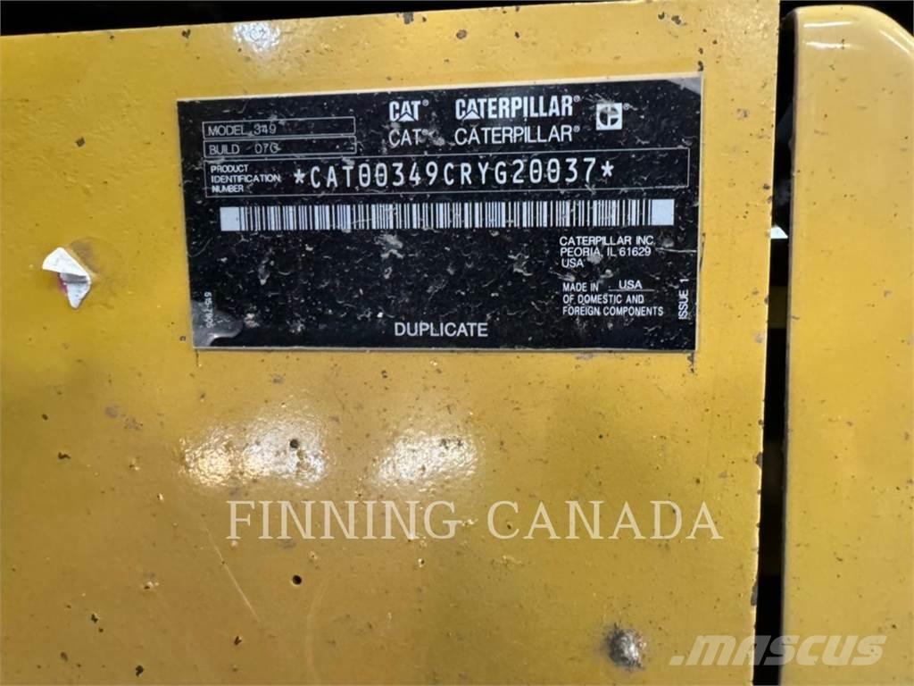 CAT 349-07 Εκσκαφείς με ερπύστριες