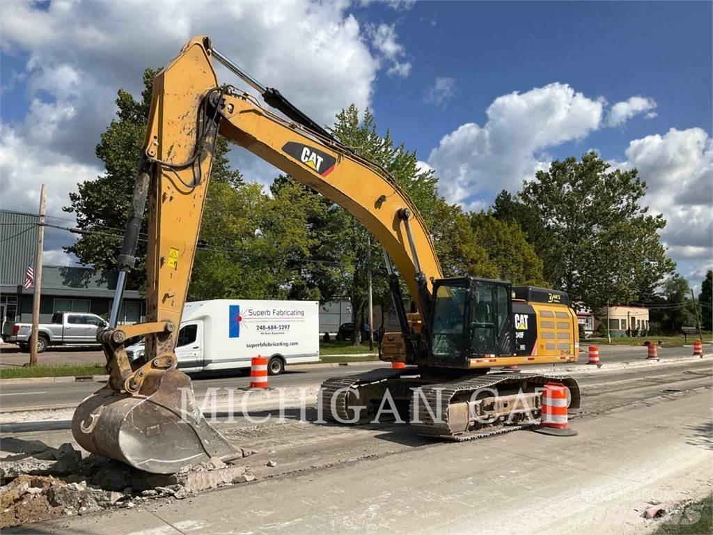 CAT 349FL + Εκσκαφείς με ερπύστριες
