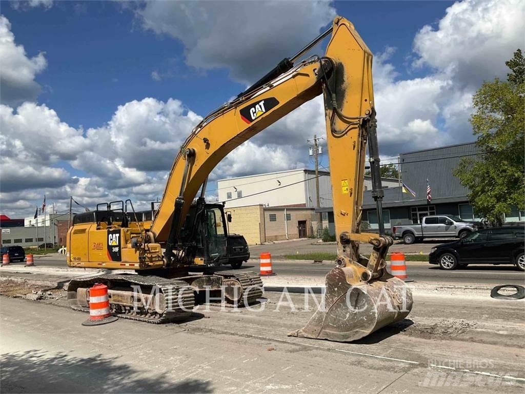 CAT 349FL + Εκσκαφείς με ερπύστριες