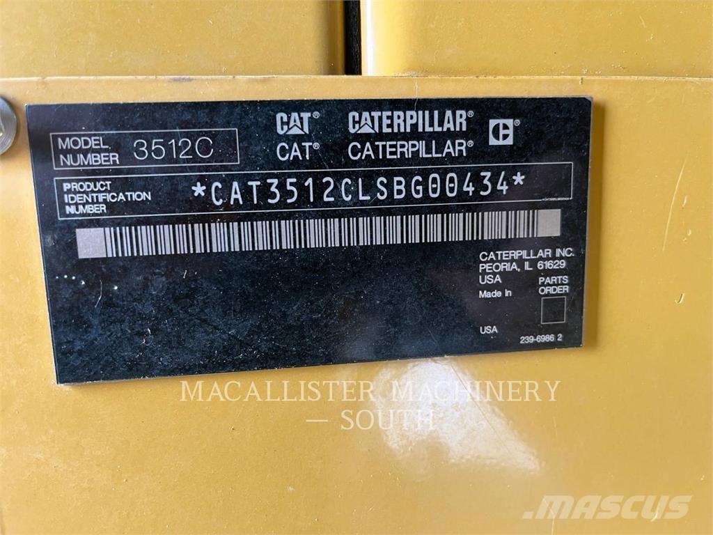 CAT 3512C Γεννήτριες ντίζελ