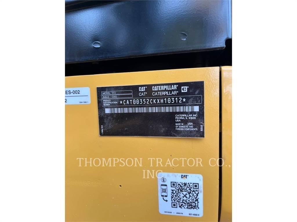 CAT 352 Εκσκαφείς με ερπύστριες