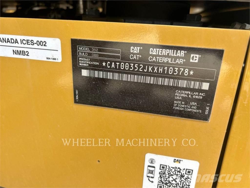 CAT 352 CF Εκσκαφείς με ερπύστριες