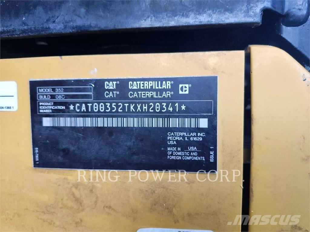 CAT 352EW Εκσκαφείς με ερπύστριες