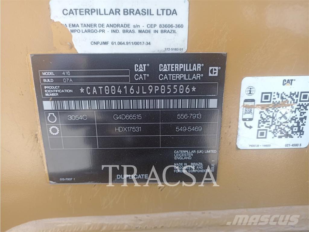 CAT 416 Εκσκαφείς Φορτωτές τύπου JCB