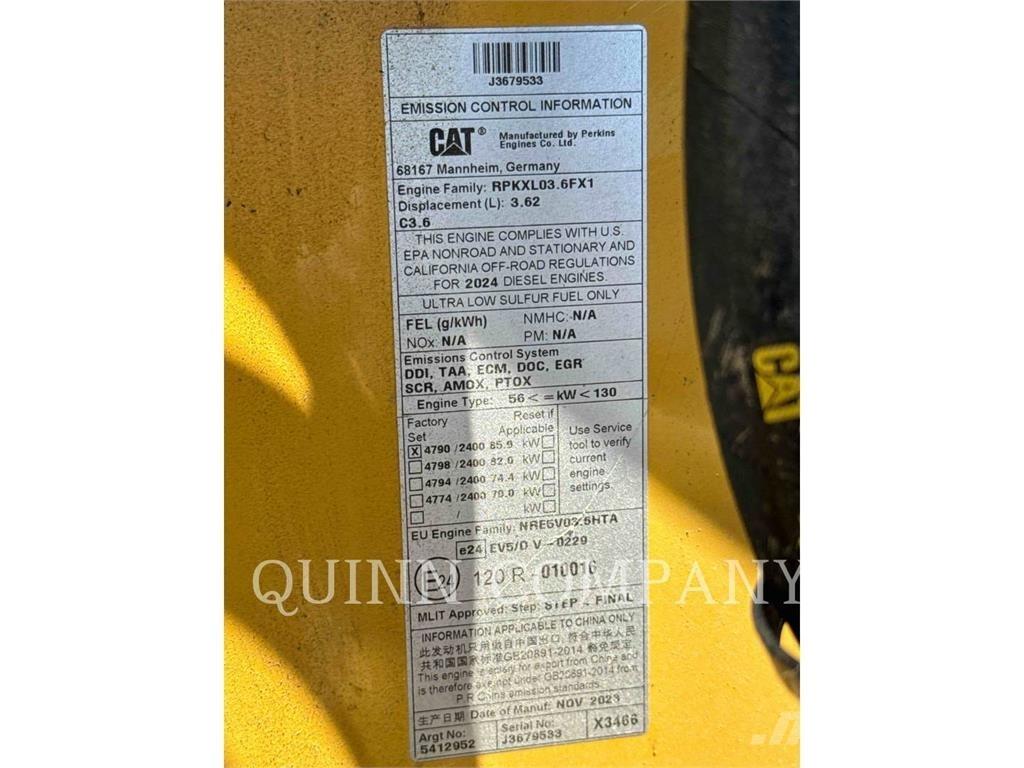 CAT 41607 Εκσκαφείς Φορτωτές τύπου JCB