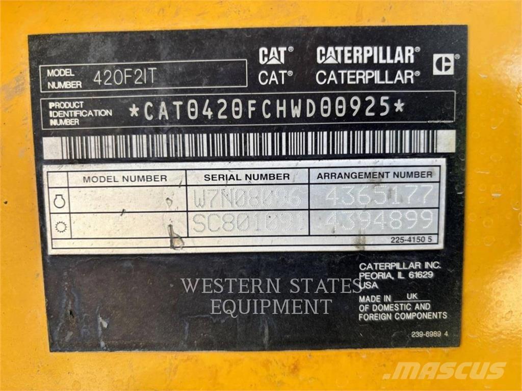 CAT 420F2 Εκσκαφείς Φορτωτές τύπου JCB