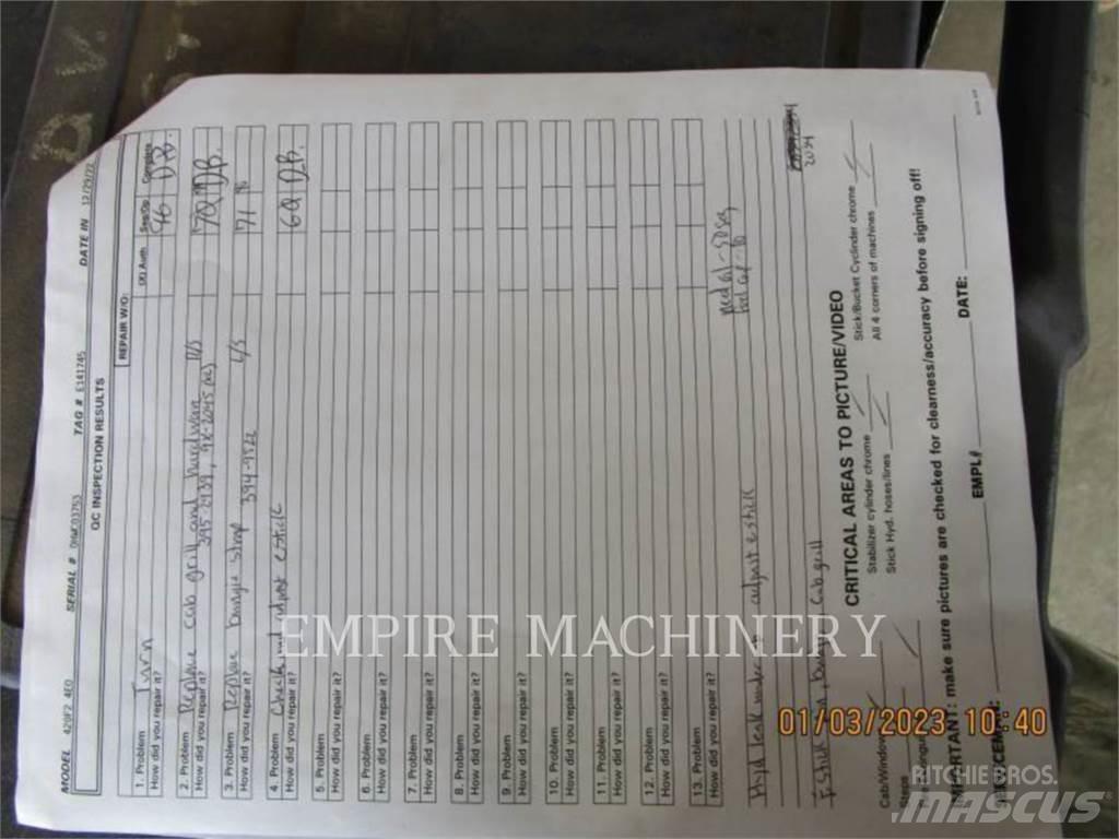 CAT 420F2 4EO Εκσκαφείς Φορτωτές τύπου JCB