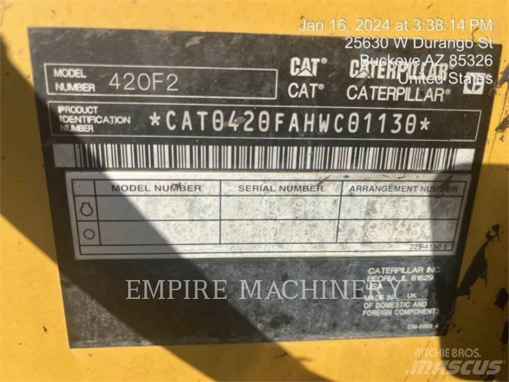 CAT 420F2 4EOP Εκσκαφείς Φορτωτές τύπου JCB
