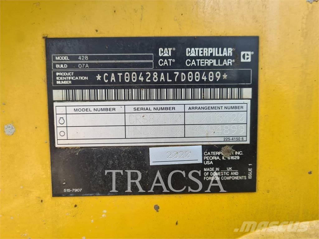 CAT 428 Εκσκαφείς Φορτωτές τύπου JCB