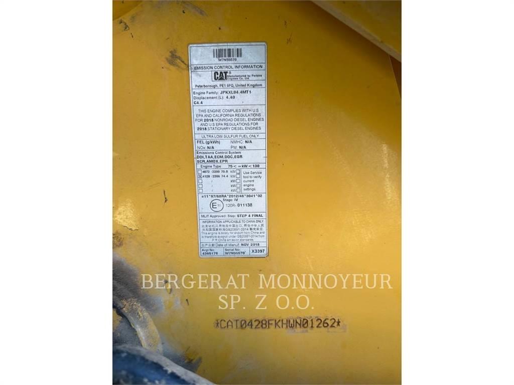CAT 428F2 Εκσκαφείς Φορτωτές τύπου JCB