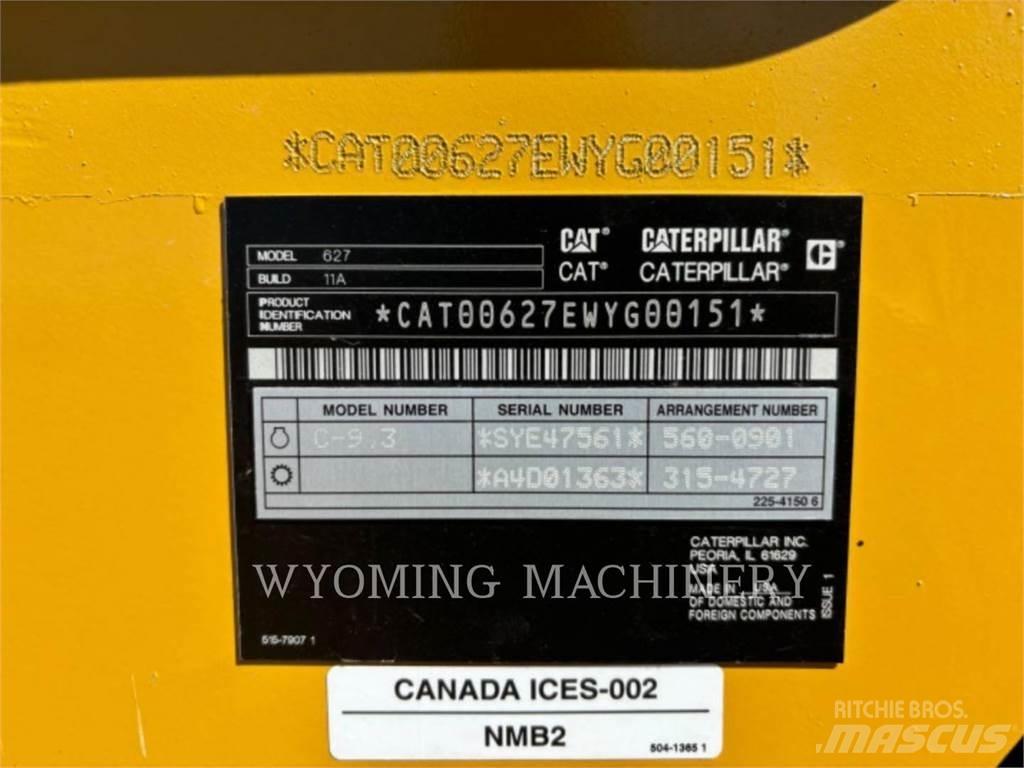 CAT 627 Αποξέστες δρόμων